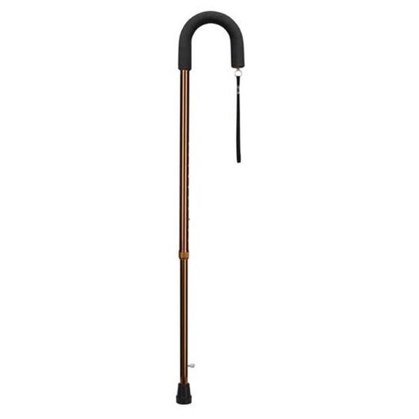 Mabis Mabis 502-1315-5400 Retractable Ice Tip Cane - Standard Grip - Bronze 502-1315-5400